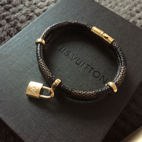 louis vuitton mens leather bracelet|louis vuitton male bracelet.